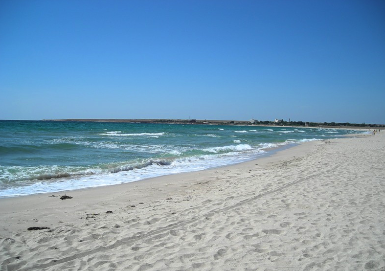Пляжи Крыма песочные - Пляж Оленевка