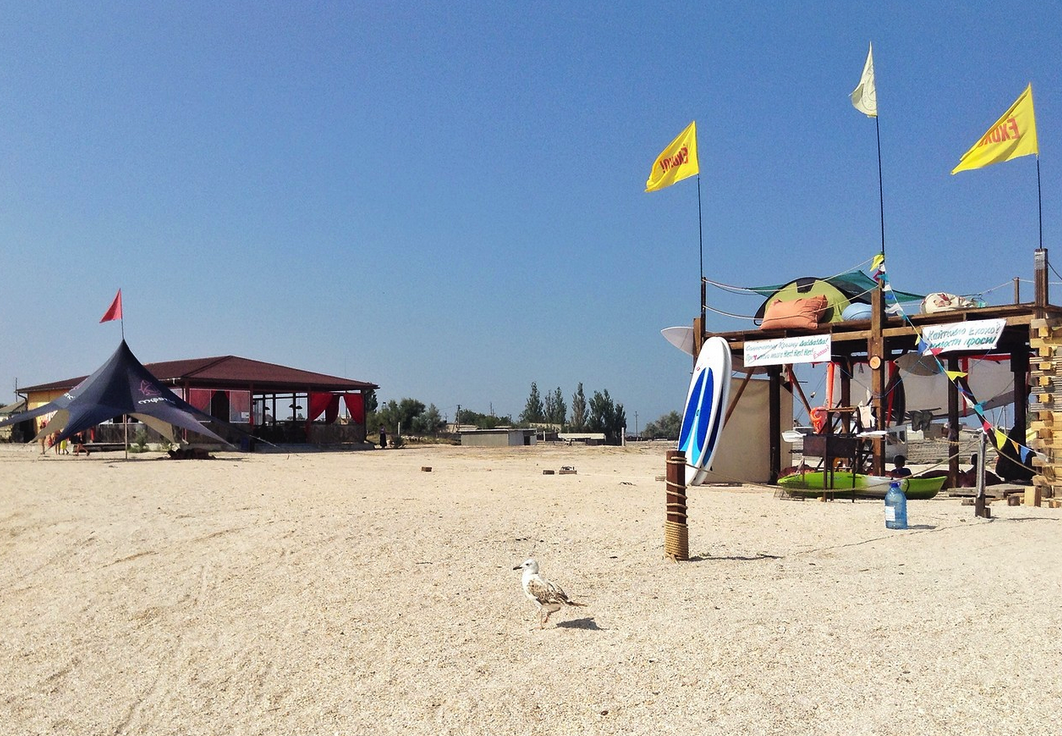 Пляжи Крыма песочные - Пляж Казантип